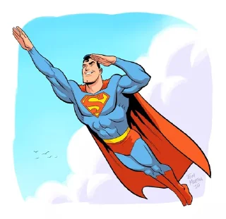 Sticker superman @ostad_d - 7