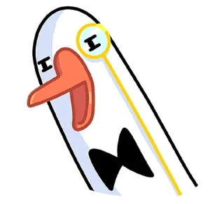 Sticker @tgsticker Гусь - за мат кусь без надписей! - 4