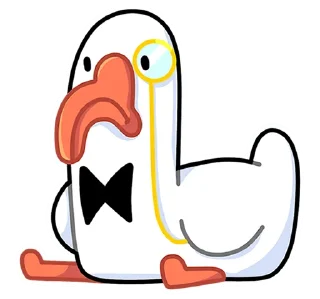 Sticker @tgsticker Гусь - за мат кусь без надписей! - 9