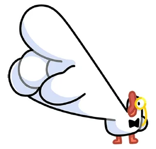Sticker @tgsticker Гусь - за мат кусь без надписей! - 1