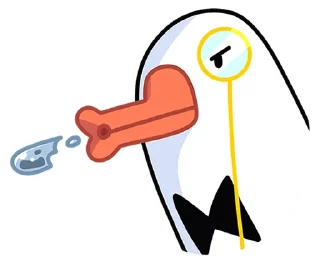 Sticker @tgsticker Гусь - за мат кусь без надписей! - 6