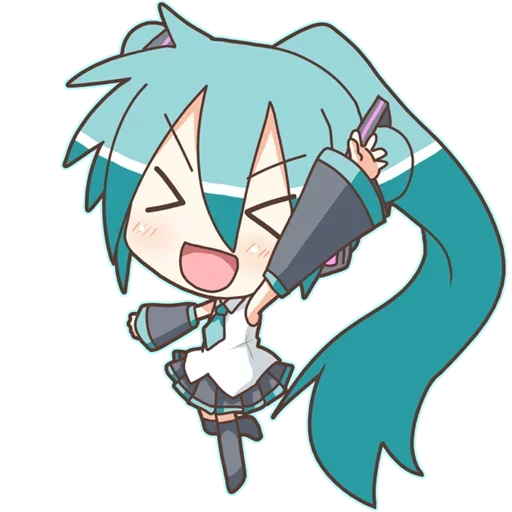 Hatsune Miku @anime_stickerr Hatsune Miku @anime_stickerr -
