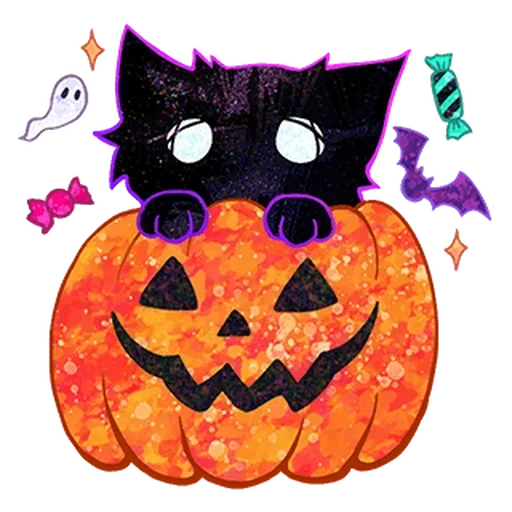 Halloween Space Cat 🎃 Halloween Space Cat 🎃 -