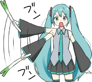 Sticker hatsune miku - 0