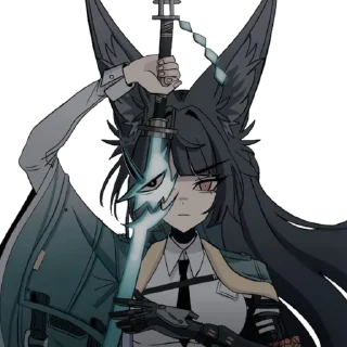 Sticker 🦊❄️ Hoshimi Miyabi @abyssofmelancholy - 4