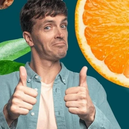 Человек фрукт цитрус
