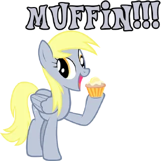 Sticker i'm Derpy Hooves (ENG) @StickersIsMagic - 5