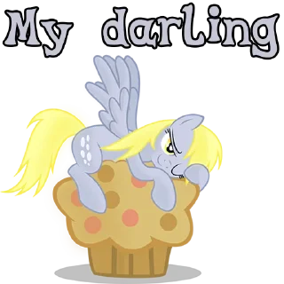 Sticker i'm Derpy Hooves (ENG) @StickersIsMagic - 0