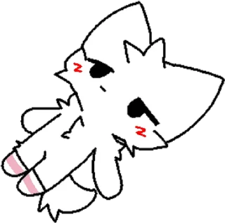 Sticker Silly cat by @siIIychannel | @miipiix - 8