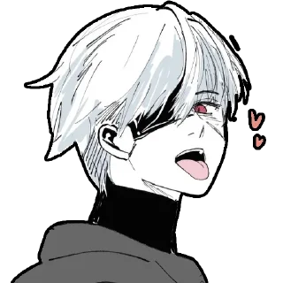 Стикер Kaneki for @mangabotskkg - 5