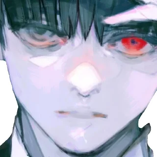 Стикер Kaneki for @mangabotskkg - 7