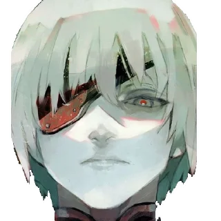 Стикер Kaneki for @mangabotskkg - 9