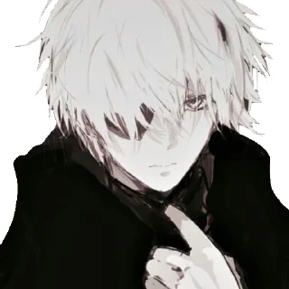 Стикер Kaneki for @mangabotskkg - 8