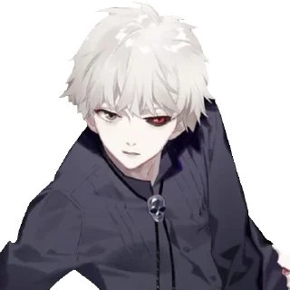 Стикер Kaneki for @mangabotskkg - 11