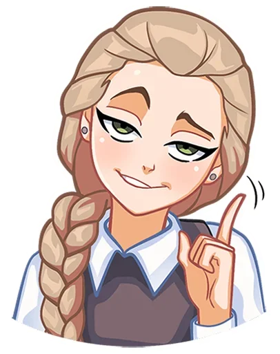 Катя без надписей @TgSticker Катя без надписей @TgSticker -