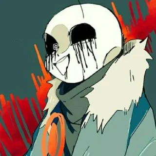 Sticker Killer sans by : @Undertale_Stickers - 2