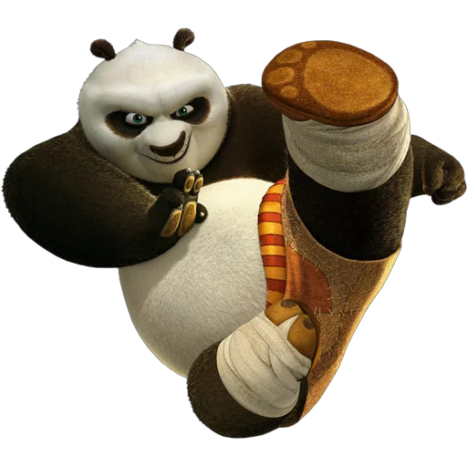 Sticker Kung Fu Panda - 0