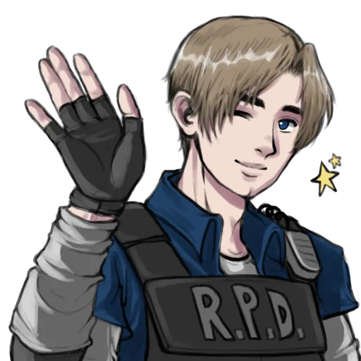 Leon S. Kennedy (by @paulaliebheart) Leon S. Kennedy (by @paulaliebheart) -