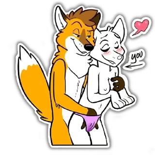 Sticker Foxbrush Tailhole (NSFW Foxbrush Tailwag) - 0