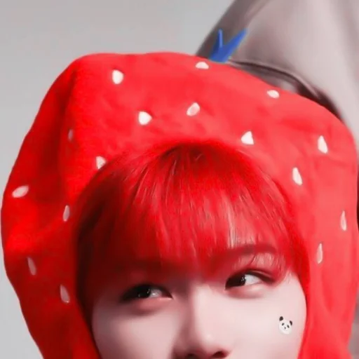 human face human face person red