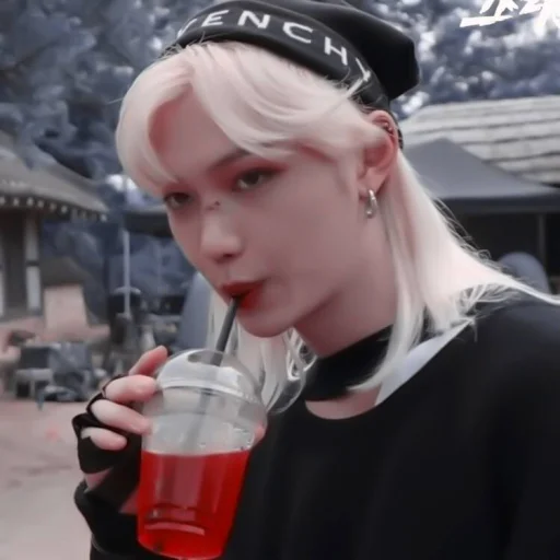 person person soft drink human face