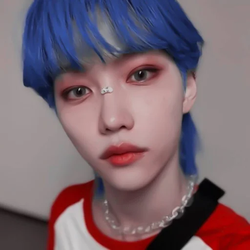 human face human face bangs lip