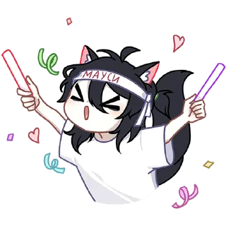 Sticker Мауси и Рен; больше: @wkwkwal - 7
