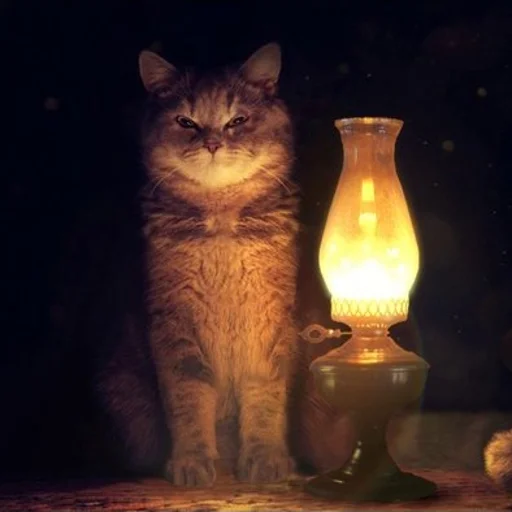 cat candle small to medium-sized cats