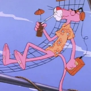 Sticker Pink Panther @hehbaldezh - 0