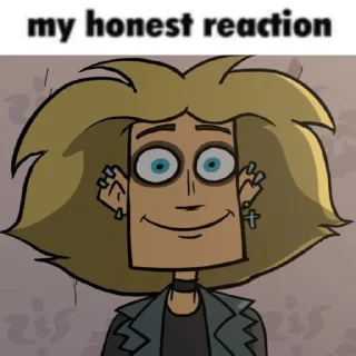 Sticker my honest reaction | Metal family - 0