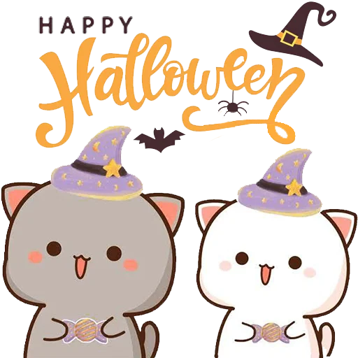 all @mochipeachcats stickers, Halloween all @mochipeachcats stickers, Halloween -