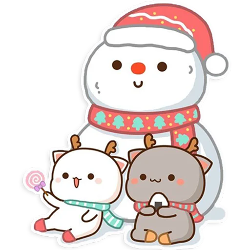 all @mochipeachcats stickers, Winter&Holidays all @mochipeachcats stickers, Winter&Holidays -