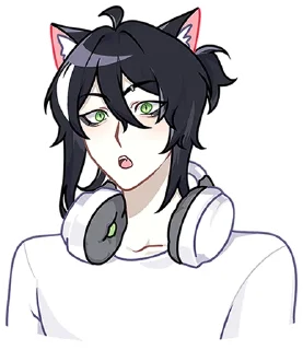 Стикер @stickers_vk Мауси и Рен на каникулах без надписей - 9