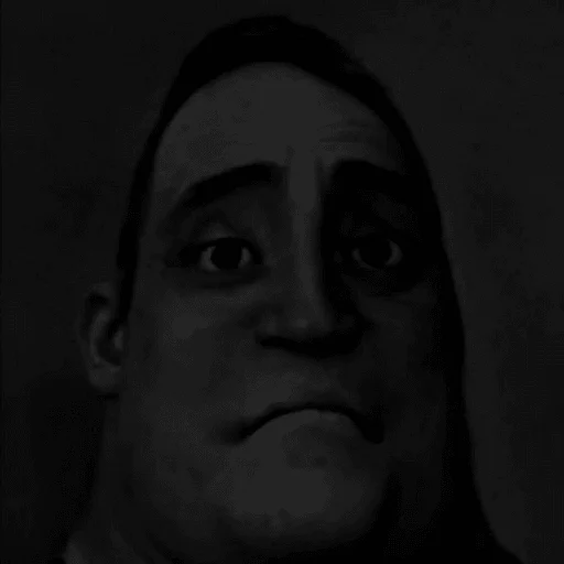 black and white black and white human face portrait