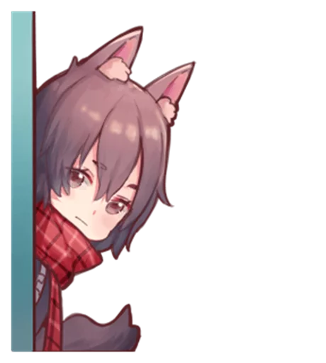 Wolf boy and Rabbit girl @Nekosticker Wolf boy and Rabbit girl @Nekosticker -