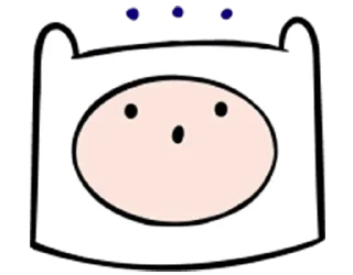 Стикер Adventure Time Emoji @Nekosticker - 0