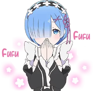 Sticker Re:Zero Rem @oneesanstickers - 0