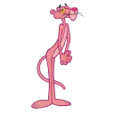 Стикер pink panther - 0