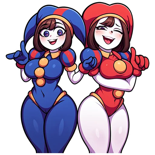 Pomni Stickers @aiSTIKER The Amazing Digital Circus Pomni Stickers @aiSTIKER The Amazing Digital Circus -