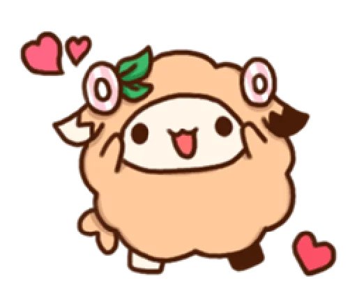 puff sheep | @cutestickers4you puff sheep | @cutestickers4you -