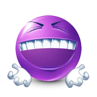 Стикер Purple Emoji @TgSticker - 0
