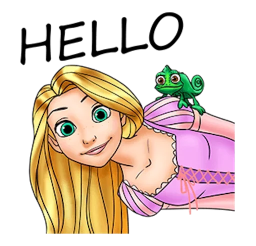 Rapunzel :: @TgSticker Rapunzel :: @TgSticker -