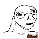 Retarded Wojak Retarded Wojak - drawing
