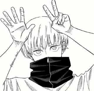 Sticker Inumaki Toge @sozdat_stikery_bot - 9