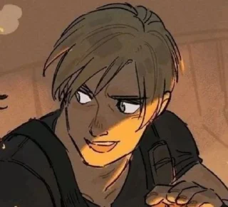 Стикер Leon Kennedy @sozdat_stikery_bot - 10