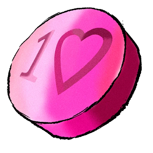 heart heart magenta pink