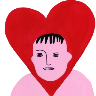 Sticker Сердца @anime4_arts - 0
