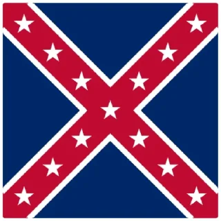 Стикер confederate flags - 4