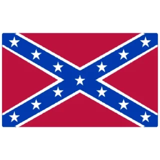 Стикер confederate flags - 5
