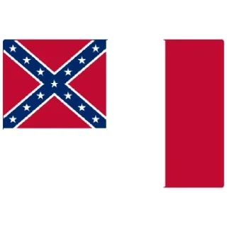Стикер confederate flags - 6